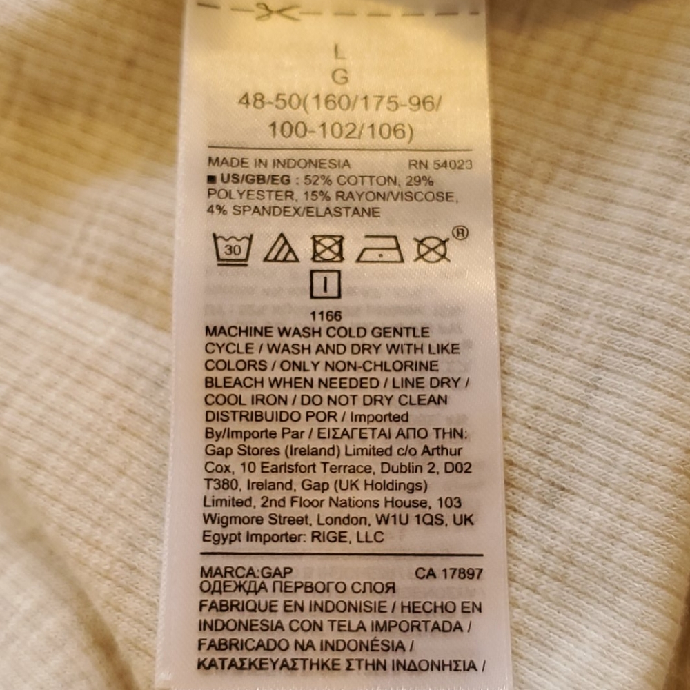 GAP 2 Ribbed Tees - Picture 6 of 13